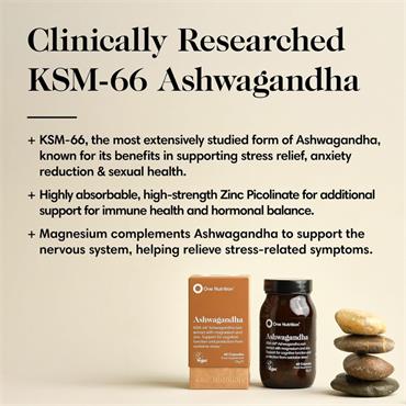One Nutrition Ashwagandha 60caps