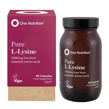 One Nutrition Lysine 1000mg Free From 60 capsules