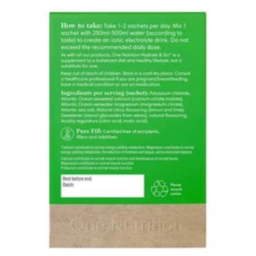 One Nutrition Hydrate&Go 15 Sachets