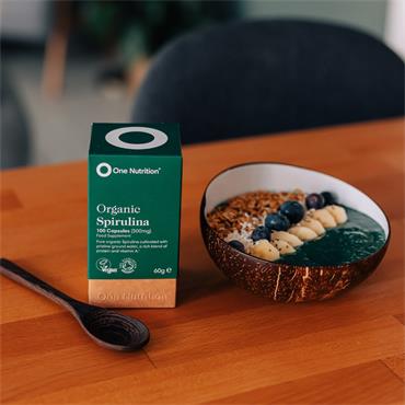 One Nutrition Premium Spirulina 500mg 100 caps