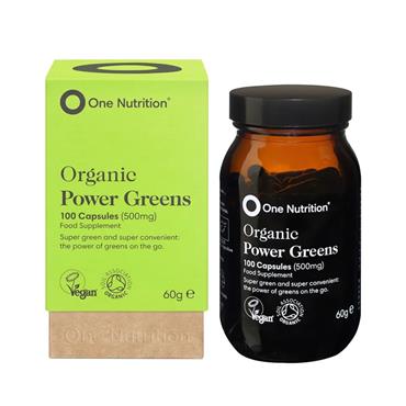 One Nutrition Power Greens 500mg 100 capsules