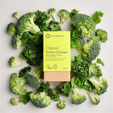 One Nutrition Power Greens 500mg 100 capsules