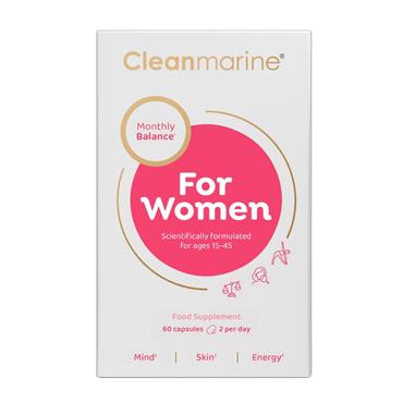 Cleanmarine For Women krill oil 60 capsules