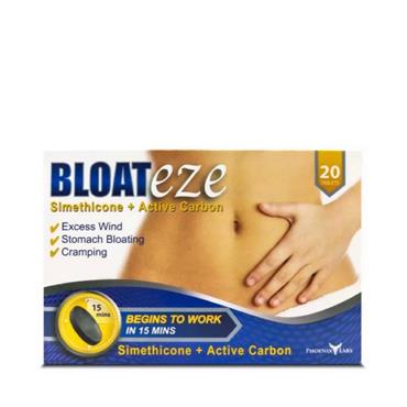 Bloateze Simethicone & Active Carbon 20 Tablets