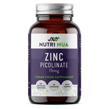 Nutri Nua Zinc Picolinate 15mg 60 vegan caps