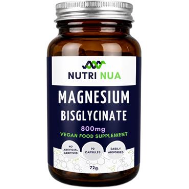 Nutri Nua Magnesium Bisglycinate 800mg 90 capsules
