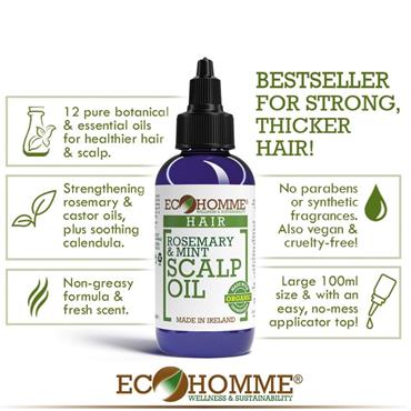 Ecohomme Hair Rosemary & Mint Scalp Oil 100ml