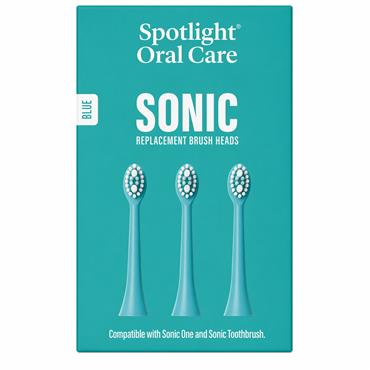 Spotlight Oral Care Sonic Blue Brush Heads