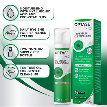 Optase Eye Lid Cleansing Gel 50ml