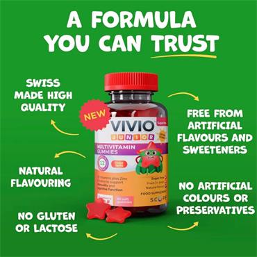 Vivio Junior Multivitamin Gummies 60 gummies