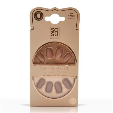 Sosu Cosmetics False Nails Mocha Latte