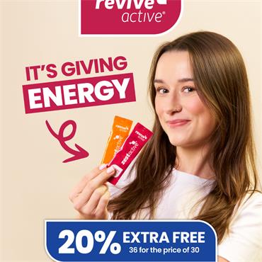 Revive Zest Active Berry Burst 30+6 free Sachets