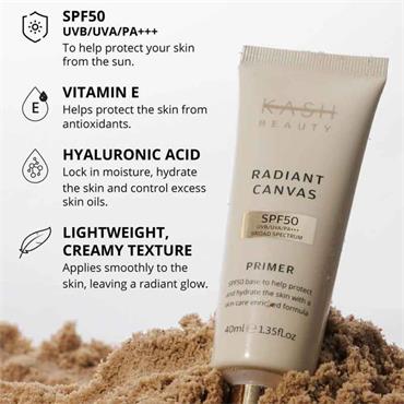 Kash Beauty Radiant Canvas Primer Spf 50