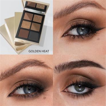Kash Beauty Eyeshadow Palette Golden Heat