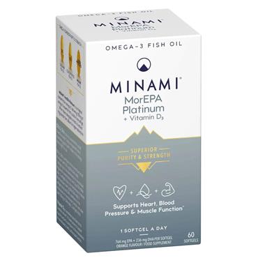 MorEpa Platinum + Vitamin D3 60 softgels