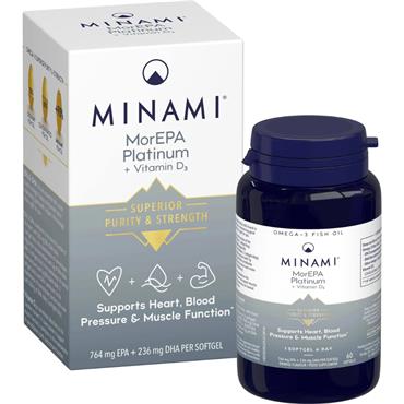 MorEpa Platinum + Vitamin D3 60 softgels