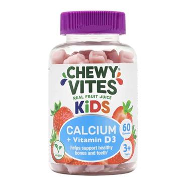 Chewy Vites Kids Calcium+Vit D3 60 Gummies