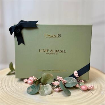 Haunis Lime Basil Fragrance set