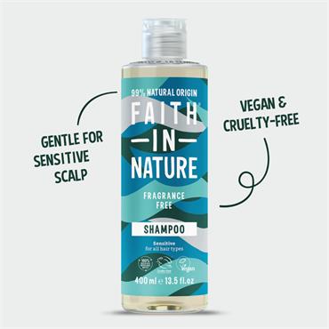 Faith in Nature Fragance Free Shampoo 400ml