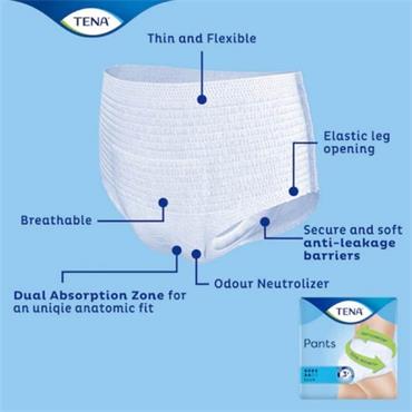 Tena Pants Protect + x 9