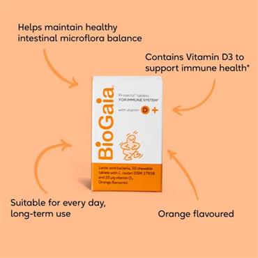 BioGaia ProTectis with D3 Orange 30 tablets