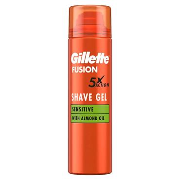 GILLETTE SENSITIVE SHAVE GEL 200ML