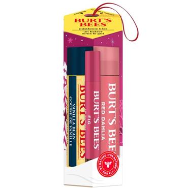 Burts Bees Kiss Pink Trio Gift Set