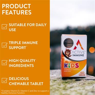 Active Immune Kids 60 Vegan Chews