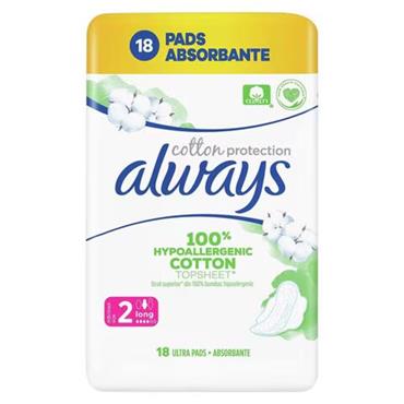 Always Hypoallergenic Pads 18s