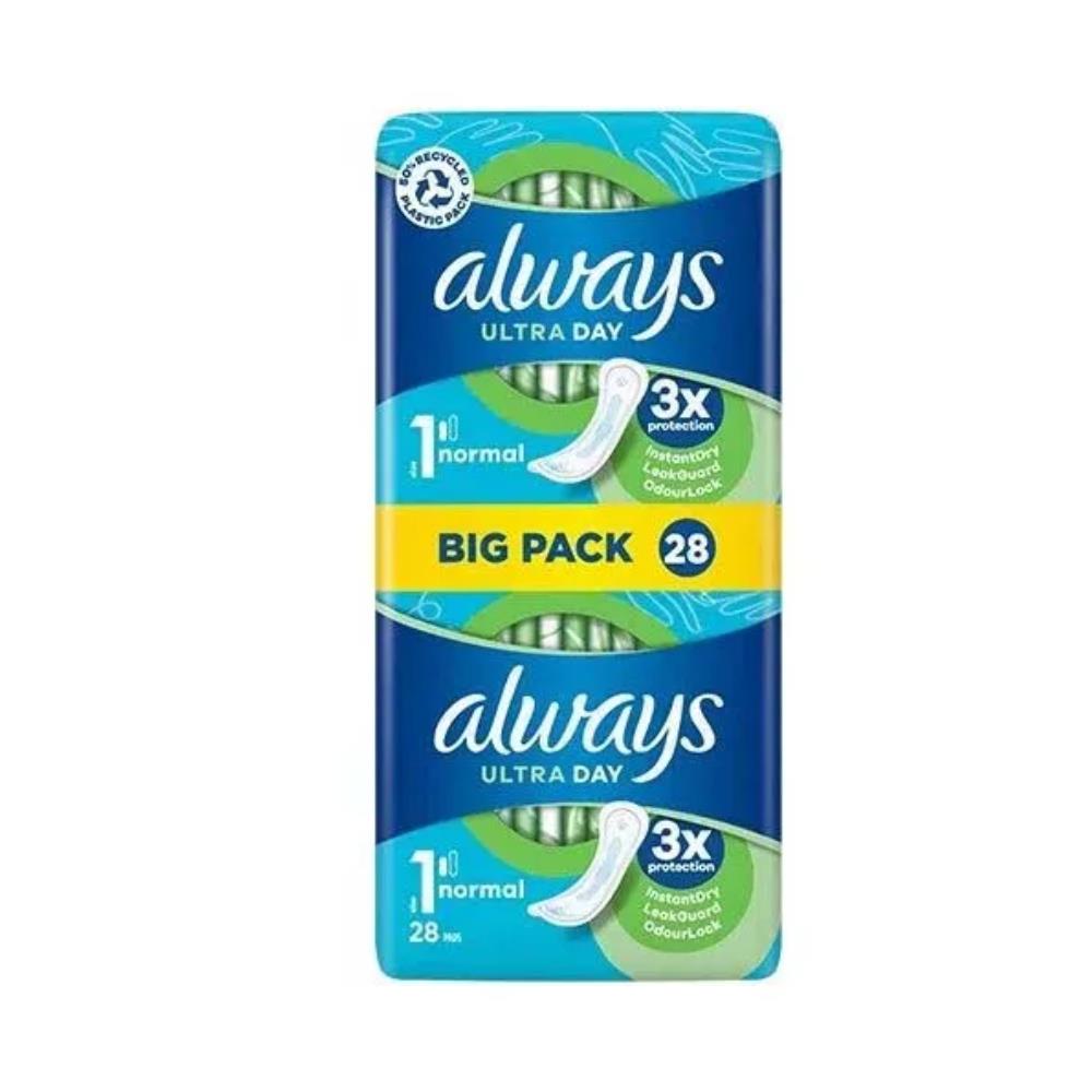 Always Ultra Normal Day 28 Pack | Mellericks Pharmacy | Cork | Ireland
