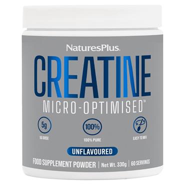 Natures Plus Creatine Micro Optimised Unflav 330g