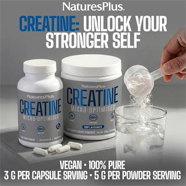 Natures Plus Creatine Micro Optimised Unflav 330g
