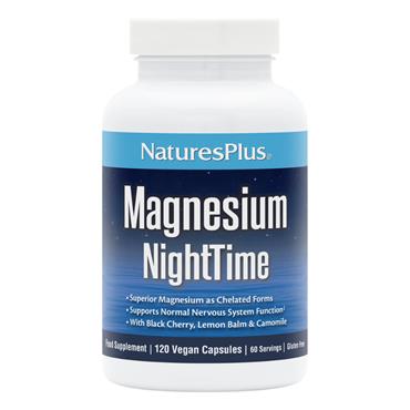 Natures Plus Magnesium Night Time 120 caps