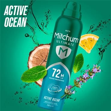 Men Mitchum Aero Active Ocean 72H 250ml