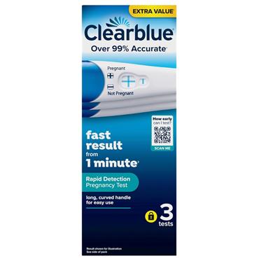 Clear Blue Rapid Detection 3 Tests