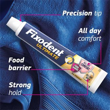 Fixodent Ultimate Food Barrier All Day Hold