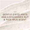 dove exfoliating macadamia scrub