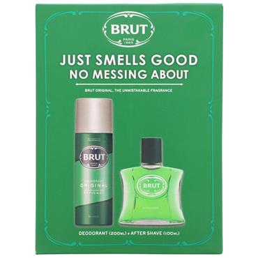 Brut Original Deodorant & Aftershave 2pc Set