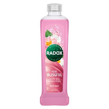 Radox Feel Blissful Bath Soak 500ml with Calendula & Rose