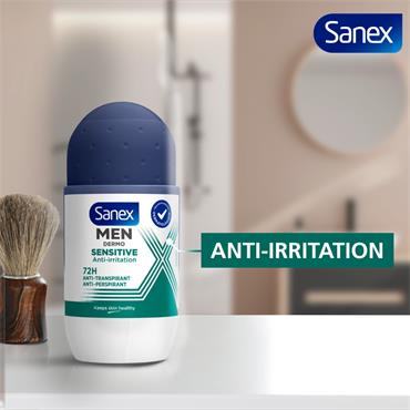 Sanex Men Sensitive 48h Antiperspirant Roll-On Deodorant 50ml