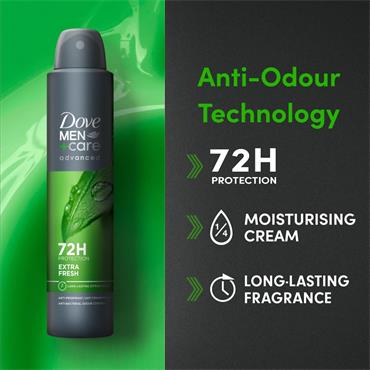 Dove Men Extra Fresh Deo 200ml