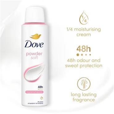 Dove Powder Anti Perspirant 150ml
