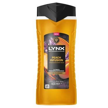 Lynx Peach Infusion Bodywash 400ml