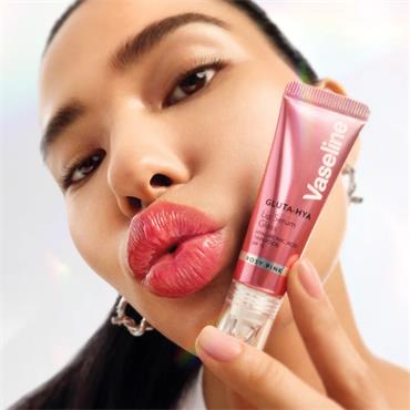 Vaseline Gluta-Hya Lip Serum Gloss Rosy Pink