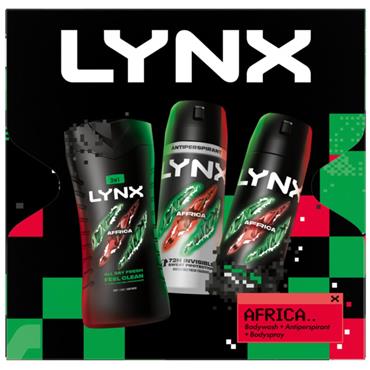 Lynx Trio Africa Gift Set 3pc