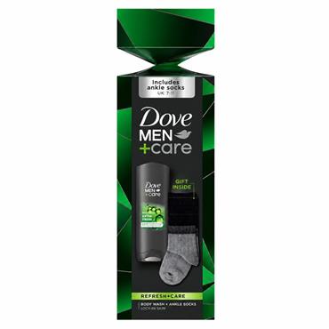 Dove Men Extra Fresh Wash and Socks Gift Set
