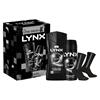 Lynx Duo and Socks Black Gift Set 2pc