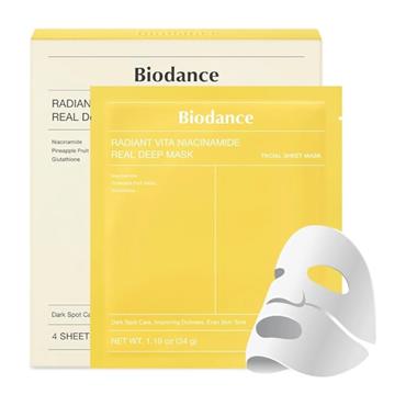 Biodance Radiant Vita Niacinamide Mask 4pck