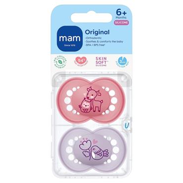 Mam Original Pure 6m+ Soothers