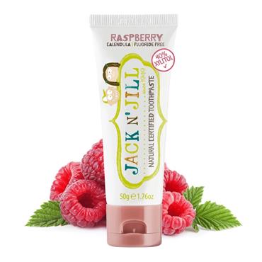 Jack & Jill Natural Toothpaste Raspberry 50g